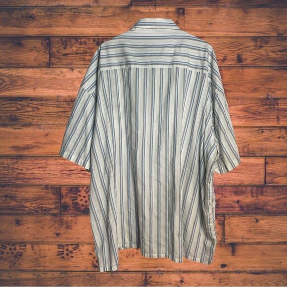 5 for $25🔥Falcon Bay Sportswear Vertical Striped Single Stitch Shirt 4X - Picture 2 of 5